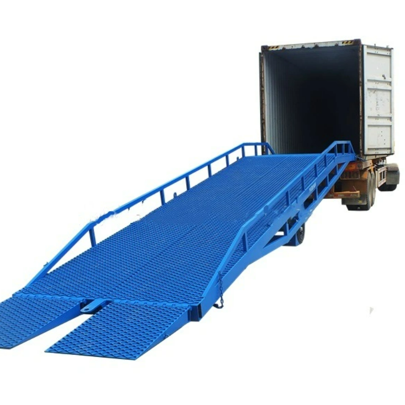 Mobile hydraulic dock leveler