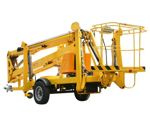 Articulated Towable Boom Lift Trailer Mounted Cherry Picker Man LIft for Aerial Work Platform