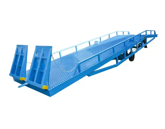 Hydraulic Automatic Truck Load Ramp Dock Leveler with Solid Tire